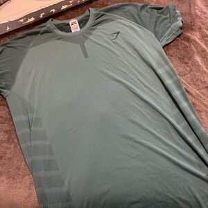 Men’s GymShark Short Sleeve Green T-Shirt - Size XL